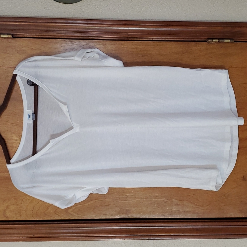 Old Navy white shirt, XL